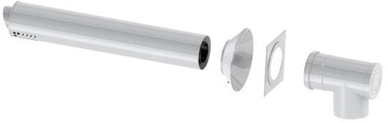 Picture of Concept Zestaw poziomy przez cian 80/125 - F994