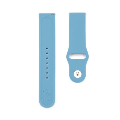 Picture of Connect 22mm Silicone Loop Watch Strap (S/M 110mm) Blue