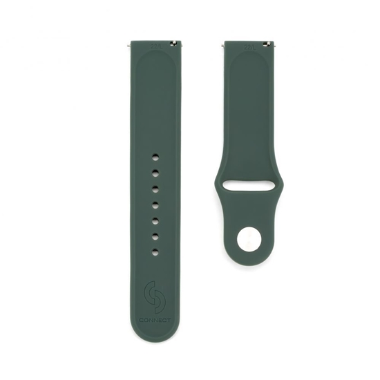 Изображение Connect 22mm Silicone Loop Watch Strap (S/M 110mm) Olive