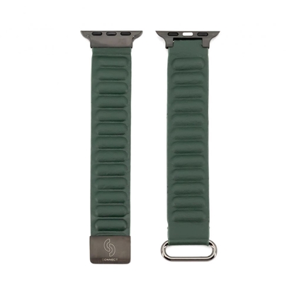 Изображение Connect Watch 38/40/41mm cortical back buckle magnetic suction Watch Straps Ceder Green