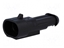 Attēls no Connector: wire-wire; Superseal 1.5; plug; male; PIN: 2; IP67; 24VDC