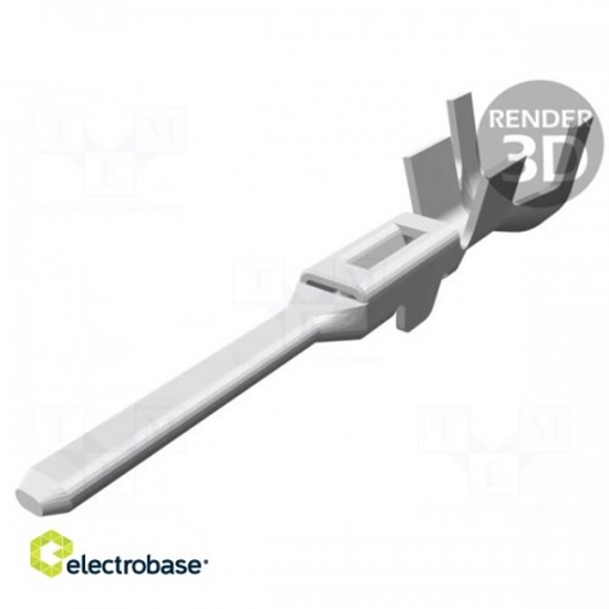 Picture of Contact; male; tinned; 0.75÷1.5mm2; 20AWG÷16AWG; Superseal 1.5