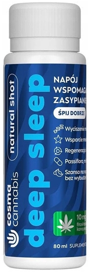 Picture of COSMA CANNABIS_Deep Sleep shot wyciszajacy CBN melatonin 80ml