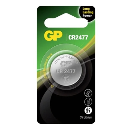 Picture of CR2477 baterijas GP litija iepakojumā 1 gb.