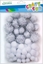 Изображение Craft with Fun CF OZDOBA DEK POMPON 50SZT/MIX BIEL BROK 12/144