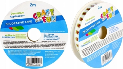 Attēls no Craft with Fun OZDOBA BN TASMA OZDOB BROK SPRZYL 10MM2M CF 12/1