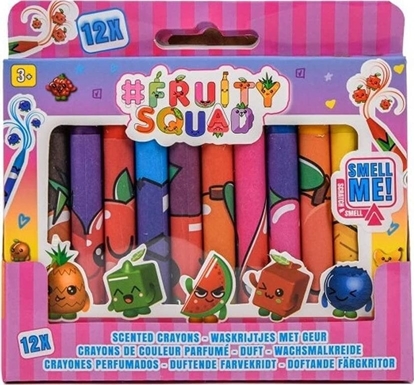 Attēls no Create it! FRUITYSQUAD pachnce kredki 12szt FS60354 03542