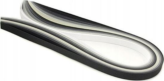 Picture of CreativeHobby Paski do quillingu 5 mm 100 sztuk czarno-szare