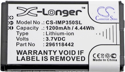 Attēls no CS Cameron Sino POS-terminal-batteri Erstatter original-batteri 296118442 Ingenico 3.7 V 1200 mAh
