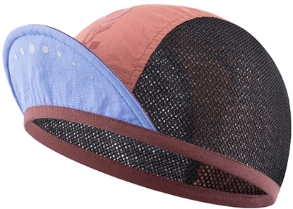 Attēls no Czapka kolarska Rockbros rowerowa z daszkiem pod kask - czerwona