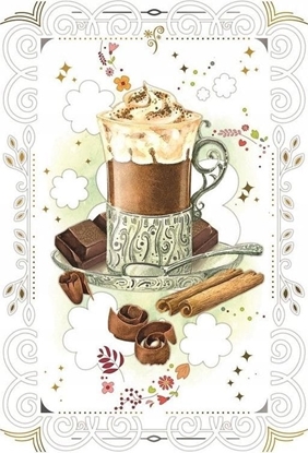 Picture of DA VINCI Karnet 12x18 cm B-BD 502 092 + koperta Kawa