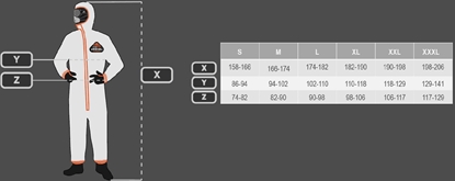 Picture of Darbo kombinezonas, baltas