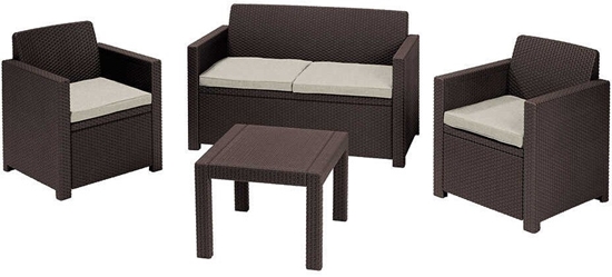 Picture of Darza mebelu komplekts Alabama Set bruns 8711245158075