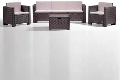 Picture of Darza mebelu komplekts Set Colorado 3 bruns 8003723390184