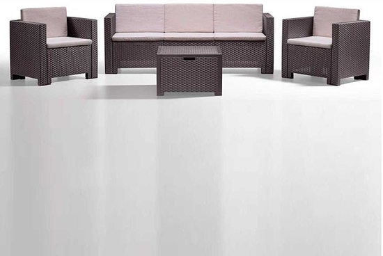 Picture of Darza mebelu komplekts Set Colorado 3 bruns 8003723390184