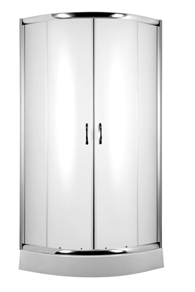 Picture of Deante Kabina póokrga Funkia 90cm szko szronione profil chrom (KYP 651K)