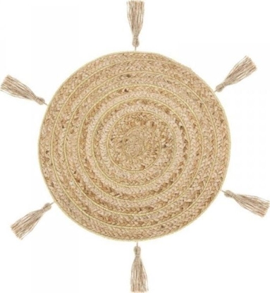 Picture of Dekoracja domu Podkadka na stó Lurex jutowa 38 cm