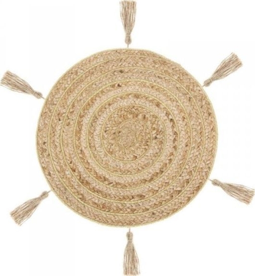 Picture of Dekoracja domu Podkadka na stó Lurex jutowa 38 cm