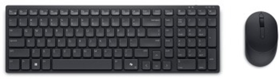 Изображение Dell KM555 tastatūra Pele iekļauta Universāls RF bezvadu sakari + Bluetooth QWERTY US International Melns