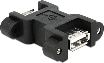 Picture of Delock Adapter USB 2.0 type A female > USB type A female with screw nuts
