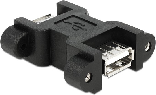 Picture of Delock Adapter USB 2.0 type A female > USB type A female with screw nuts