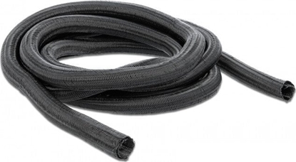 Picture of Delock Braided Sleeving self-closing 10 m x 25 mm black