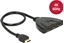 Picture of Delock HDMI UHD Switch 3 x HDMI in > 1 x HDMI out 4K 60 Hz with integrated cable 50 cm