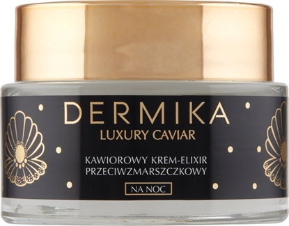 Picture of DERMIKA Dermika Luxury Caviar Kawiorowy Krem-elixir przeciwzmarszczkowy na noc 50ml