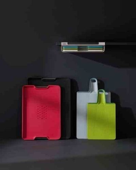 Picture of Joseph Joseph Cut&Carve Plus Multi-functio.Red Chopping Board