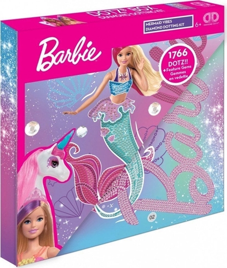 Изображение DIAMOND DOTZ DIAMOND DOTZ BARBIE MERMAID VIBES DIAMOND DOTZ