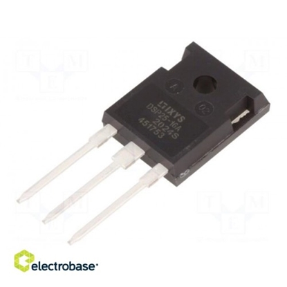 Изображение Diode: taisngrieža | THT | 1,6kV | 25A | caurule | Ifsm:300A | TO247-3 | 160W