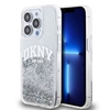 Picture of DKNY - DKNY Liquid Glitter Arch Logo Case for iPhone 14 Pro Transparent