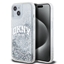 Picture of DKNY - DKNY Liquid Glitter Arch Logo Case for iPhone 15 Transparent