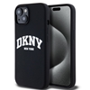 Picture of DKNY - DKNY Liquid Silicone Arch Logo MagSafe Case for iPhone 11 Black