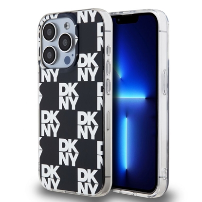 Attēls no DKNY - DKNY PC/TPU Checkered Pattern Case for iPhone 14 Pro Black