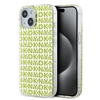 Picture of DKNY - DKNY PC/TPU Repeat Pattern Case for iPhone 15 Yellow