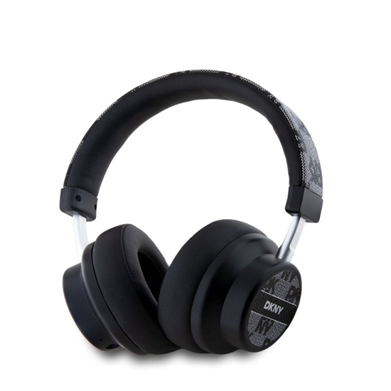 Picture of DKNY - DKNY PU Leather Checkered Pattern Wireless Headphone Black