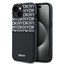 Изображение DKNY - DKNY PU Leather Repeat Pattern Card Pocket Case for iPhone 14 Black