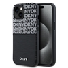 Picture of DKNY - DKNY PU Leather Repeat Pattern Card Pocket Case for iPhone 15 Black