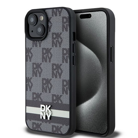 Picture of DKNY PU Leather Checkered Pattern and Stripe Case 