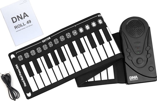 Изображение DNA DNA ROLL 49 keyboard zwijany gumowy przenony klawisze organy