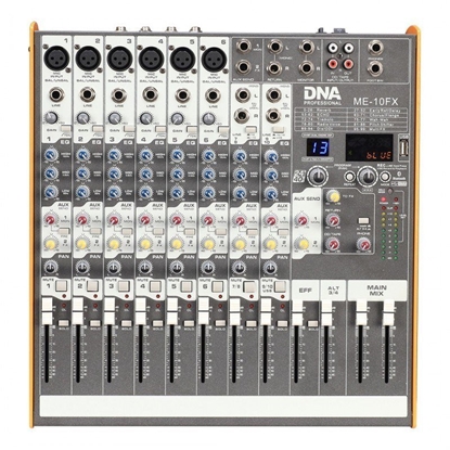 Изображение DNA ME-10FX mikser audio - 10 kana USB Bluetooth