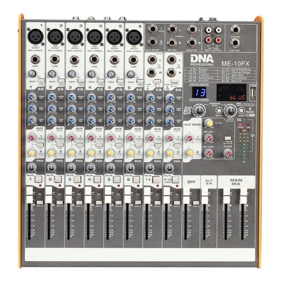 Изображение DNA ME-10FX mikser audio - 10 kana USB Bluetooth