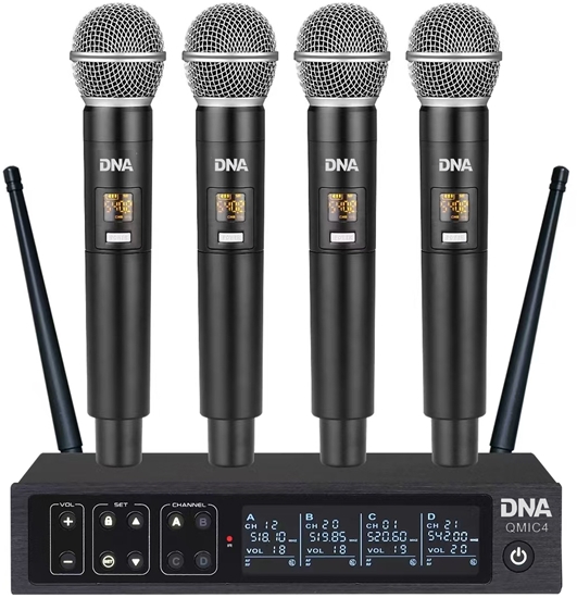 Picture of DNA QMIC4 mikrofon bezprzewodowy 4x nadajnik dorc