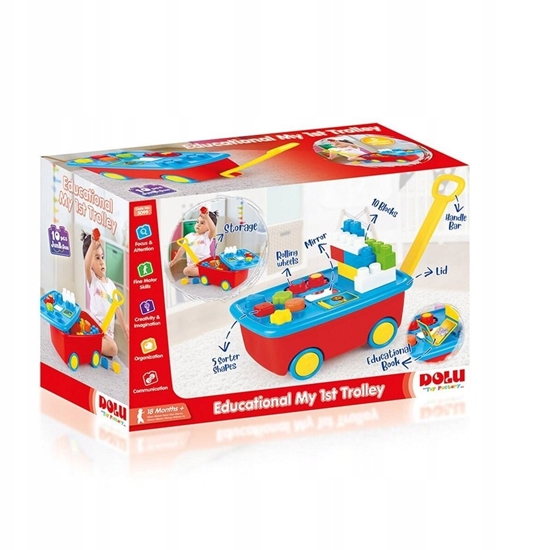 Picture of DOLU edukacyjny wózek z klockami 5099 50991