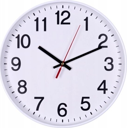 Attēls no Donau Zegar cienny DONAU, plastikowy, 34cm, biay