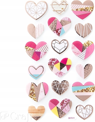 Picture of DP Craft Naklejki z pianki - serca 18szt