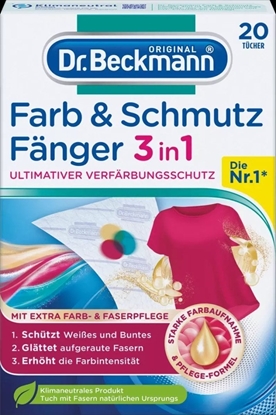 Attēls no Dr. Beckmann (DE) Dr.Beckmann Chusteczki wyapujce kolor, 20 sztuk (PRODUKT Z NIEMIEC)