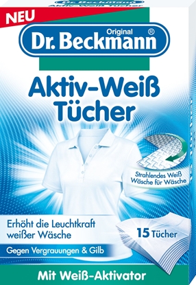 Picture of Dr. Beckmann Dr.Beckmann aktyvs balinimo skudurliai 15 vnt 64 g