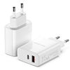 Picture of Dux Ducis Universal Travel charger C70 - USB + Type C - PD 20W QC 3.0 18W 3A White
